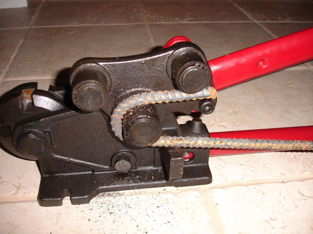 BOLT CUTTERS CUT REBAR + BEND 616mm Steel Rod Cutter Bender+ Nips